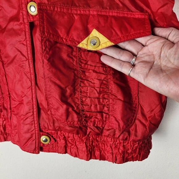 Pan Asia Women's Vintage Red And Yellow Wind Breaker Jacket Size Medium
CL - Picture 8 of 11